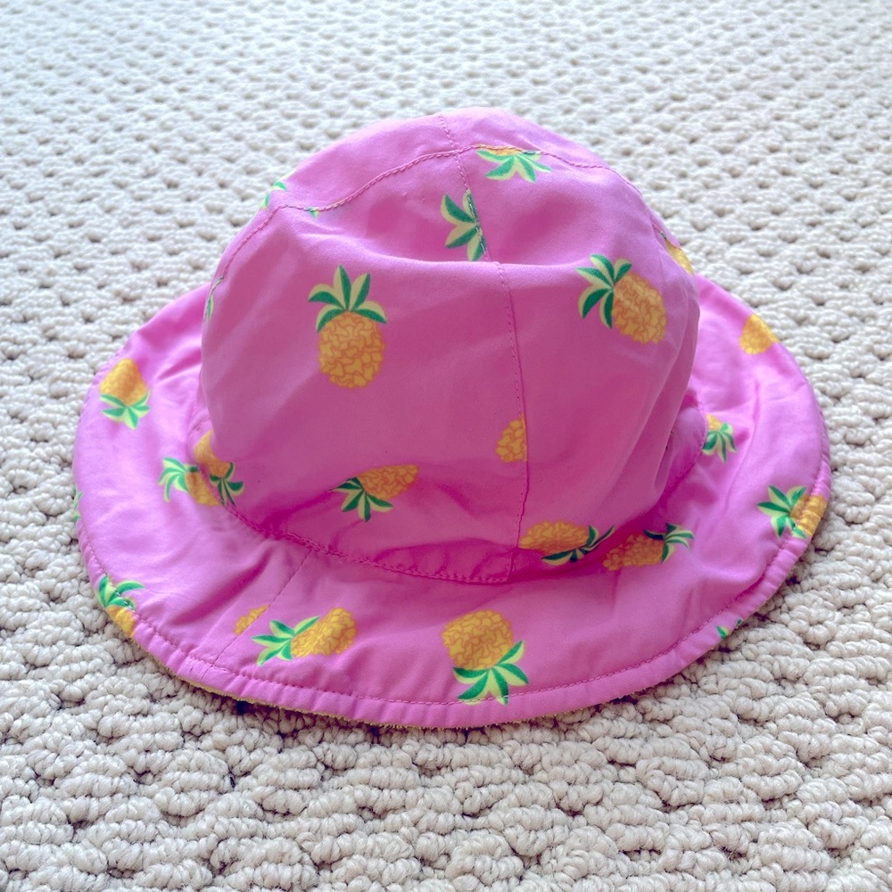 Carters 2T terrycloth reversible sun hat.